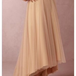 BHLDN Monique Lhuillier High low Petal Skirt